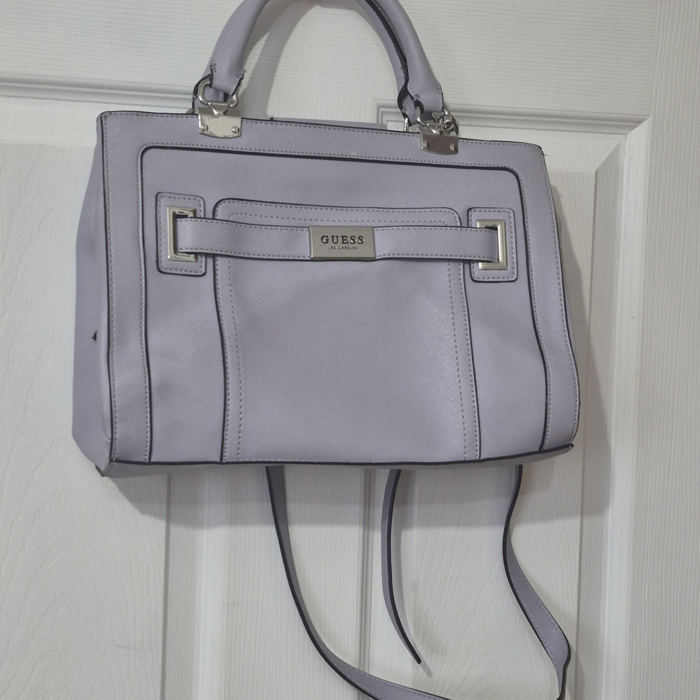 GUESS Light Purple Satchel